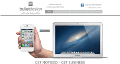 Desktop Screenshot of bulletdesign.ie
